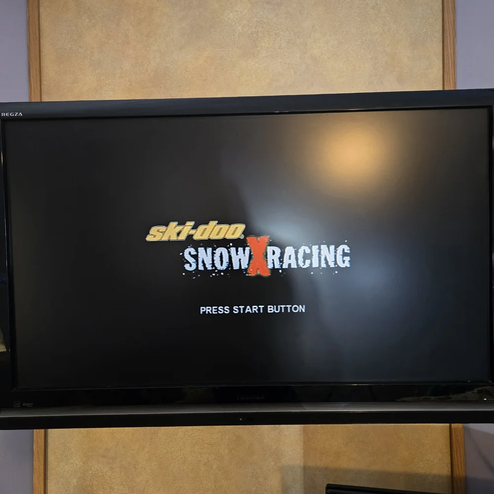 Sony PlayStation 2 Ski-Doo Snow X Racing - Black and Yellow